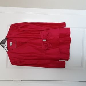 Patra Linings 100% Polyester - 67% Rayon 33% Acetate size 12 Wine color